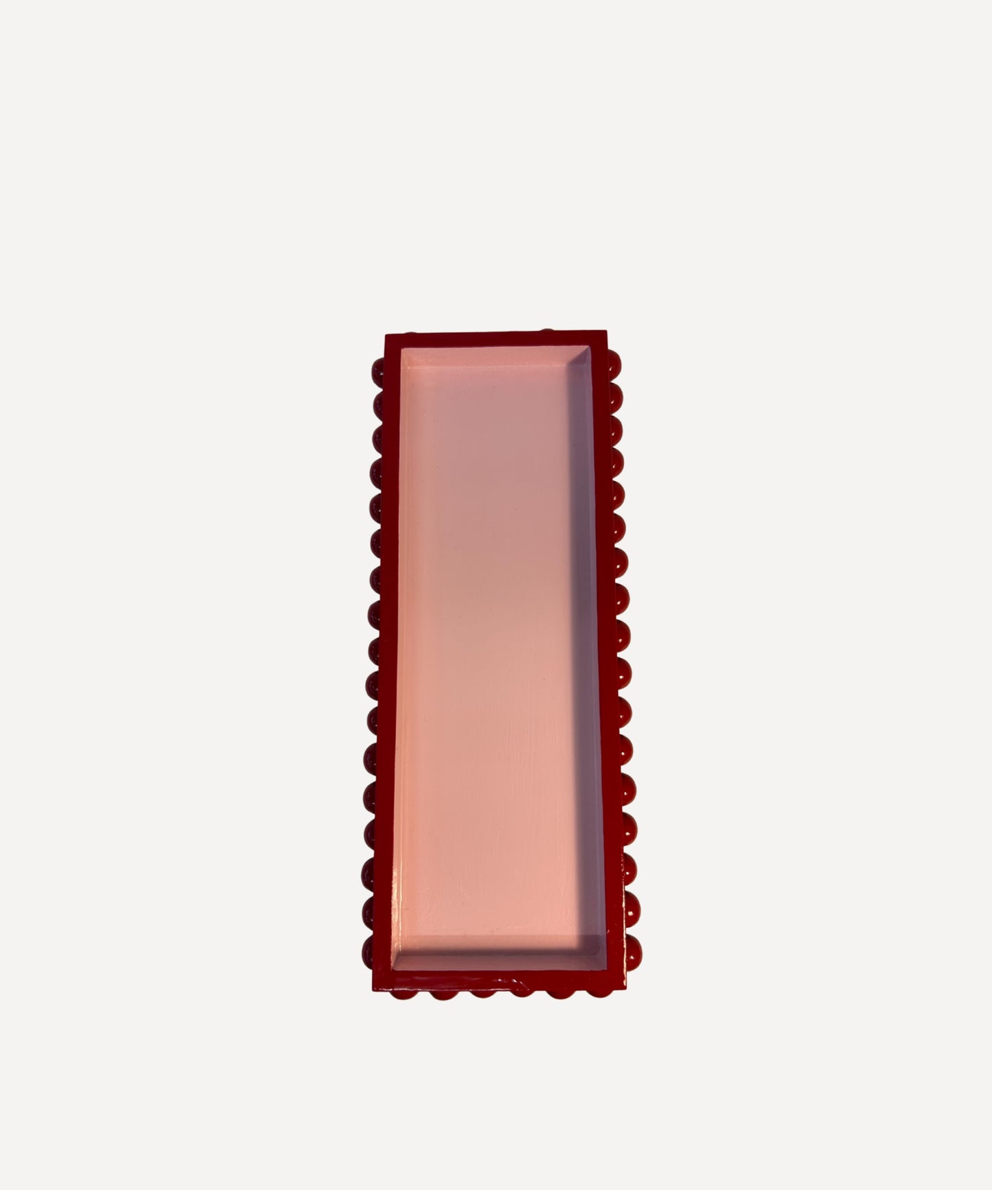 Red and Pink Decorative Tray