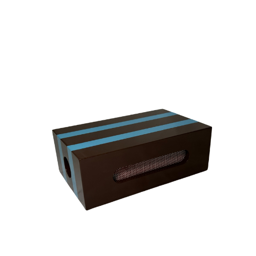 Brown & Blue Matchbox Case