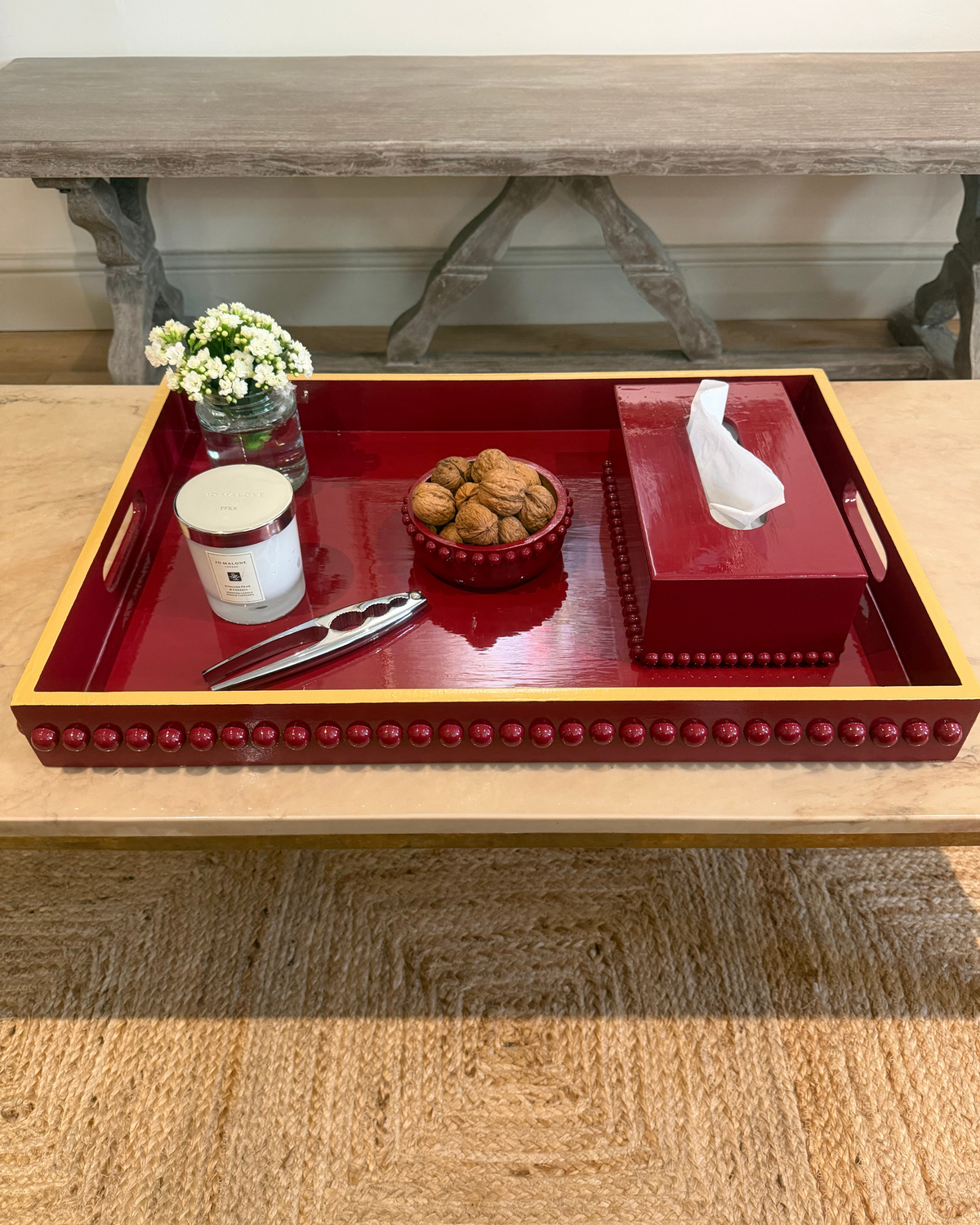 Red Bobbin Bowl